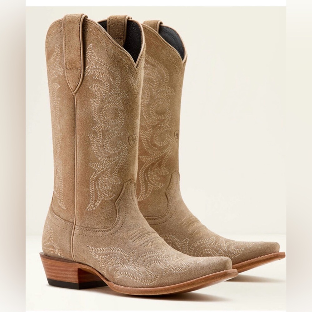 Ariat Taupe Western Cowboy Boots